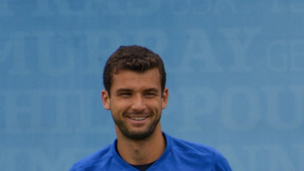 Архивен портрет на Григор Димитров от Queen’s Club през юни 2015 г.